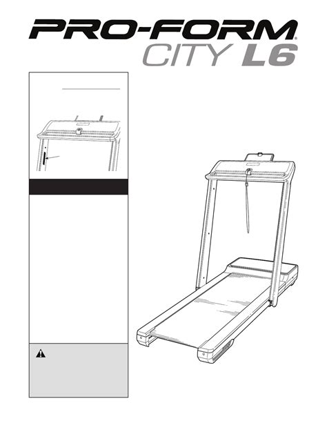 pro-form city l6|proform city l6 manual.